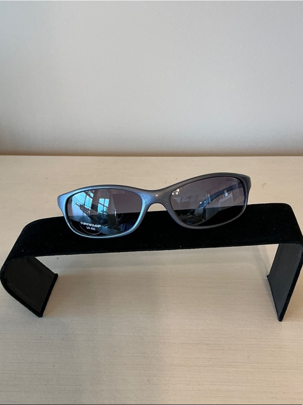 Authentic, Dunlop Men's Shiny Gray Sport Sunglasses